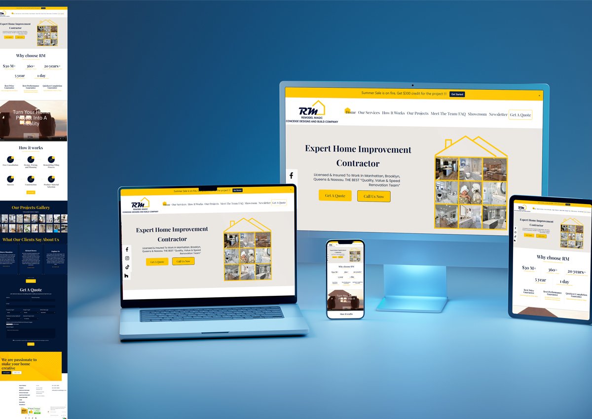 Remodel Magic – NYC Home Improvement WordPress Site