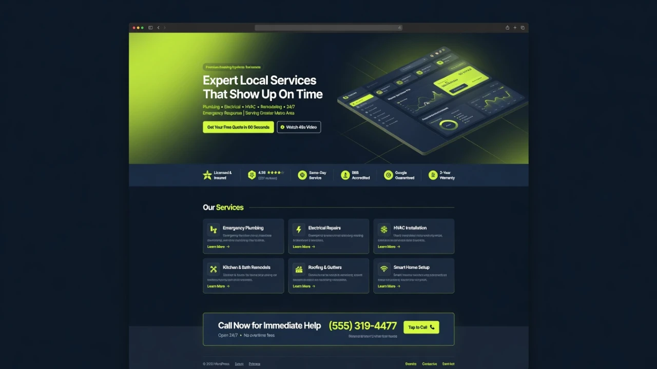 A WordPress Website That Generates Leads — Not Just Traffic