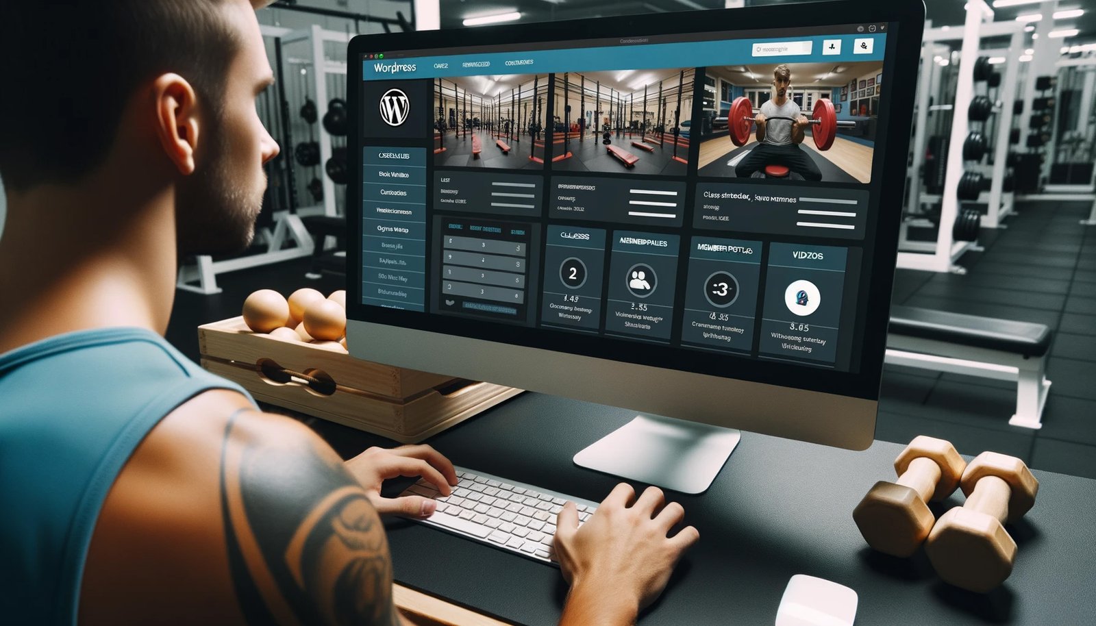 WordPress Gym and Fitness Websites Professional Website