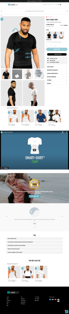 Curveless Eu Product Mens Smart Shirt